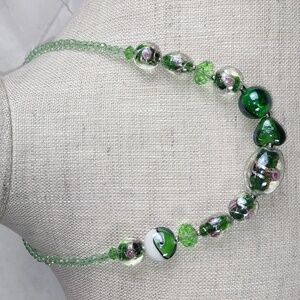 Safari Murano Art Glass Necklace